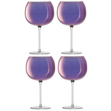 Load image into Gallery viewer, G1620-16-887 Aurora Wine Glass 15oz Polar Violet  Set Of 4
