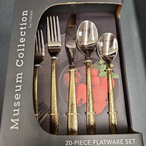 Pebble Beach Gold Flatware Service For 4