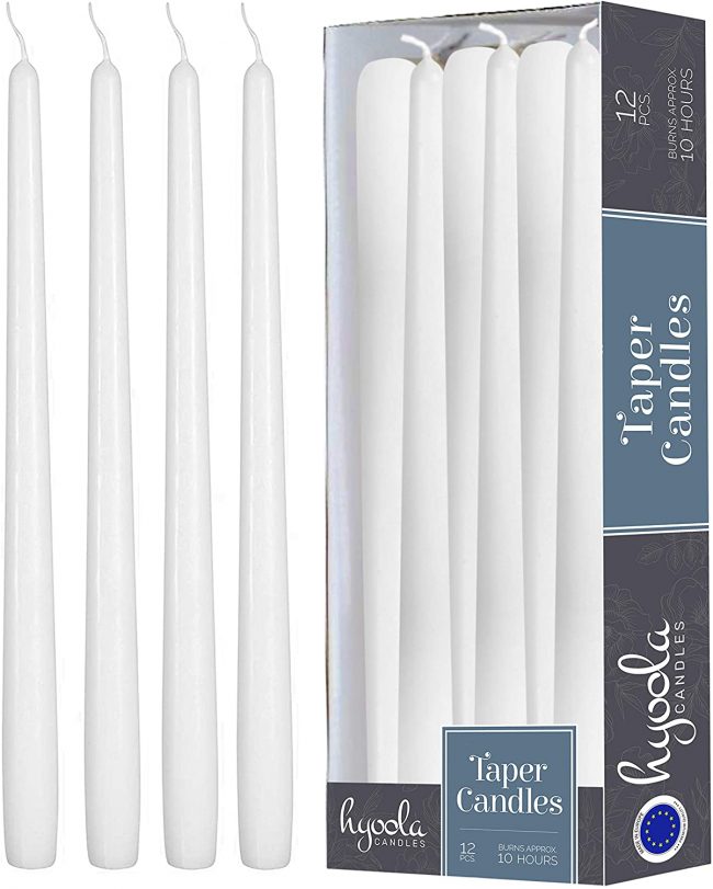 Taper Candles White