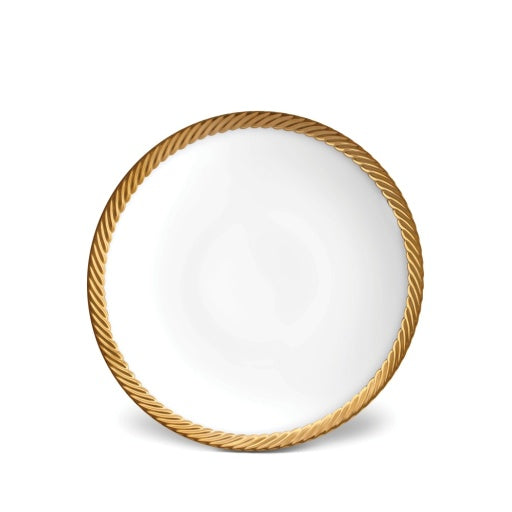 CR230 CORDE SOUP PLATE GOLD CR230