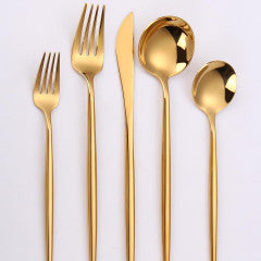 TAI Chi Flatware All Gold Shiny