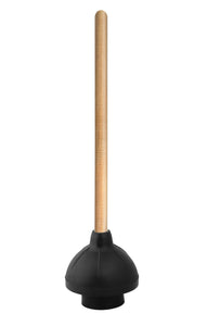 Wooden Handle Toilet Plunger,