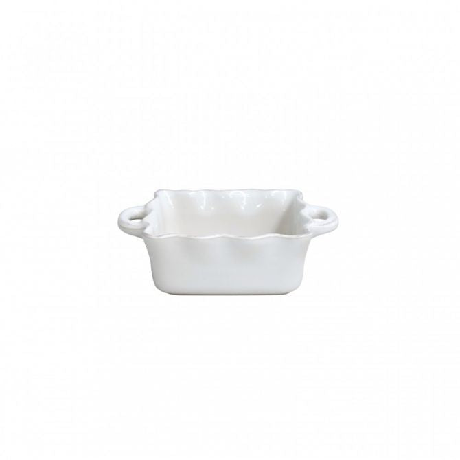 RFF220-WHI  Casafina Cook & Host Squared Ruffled Baker, White