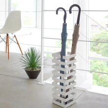 Load image into Gallery viewer, 2362 Brick Umbrella Stand - Steel - Square White
