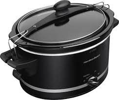 Hamilton Beach Stay or Go® 4 Quart Slow Cooker–Black