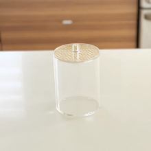 Load image into Gallery viewer, J-JKLM-LGD MED LUCITE JAR -LASER CUT DESIGN
