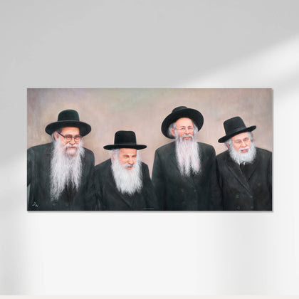 The Rosh Yeshiva Painting I Sukkah Sign 36