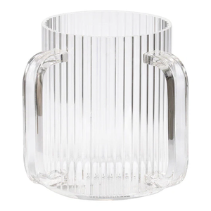 J-WCLW-CLR Lucite Corrugated Wash Cup