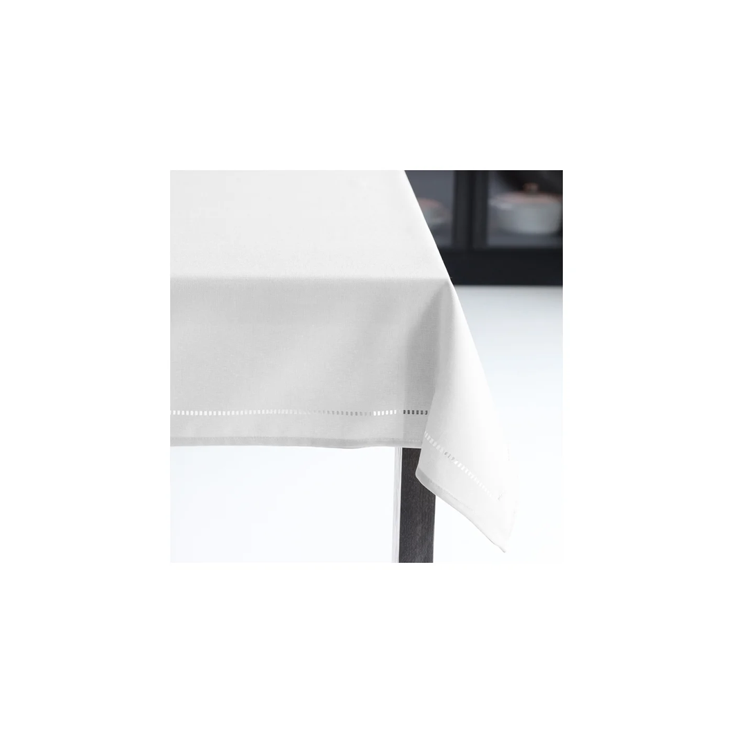 Hemstitch Table Cloth 52x70 White