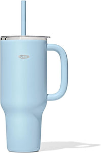 OXO STRIVE XL TUMBLER WITH HANDLE - 32 OZ - BLUE TOPAZ