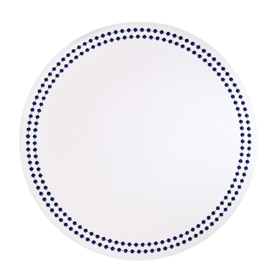 Pearls Pure White Navy Mat