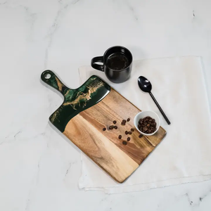 ACB-816-JAD Resin Cheese Board / Charcuterie Board - Medium 8" X 16" Jade