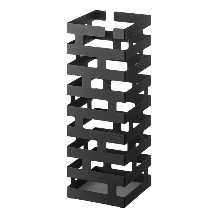 2363 Brick Umbrella Stand - Steel - Square Black