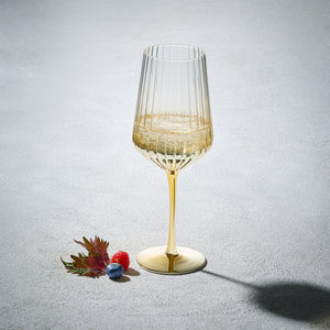 VD-16-EG Elegant, Wine Glass, Gold, 16 oz