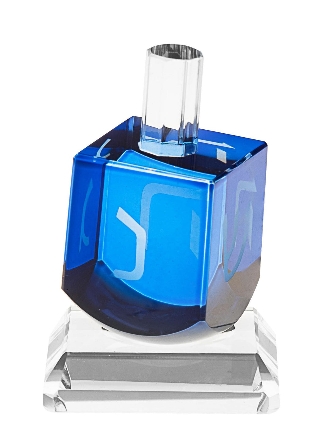 506 Dreidel Crystal Blue