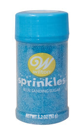 Wilton Blue Sanding Sugar, 3.2oz.