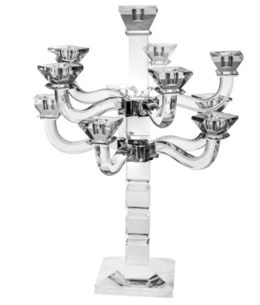 169-C-11 Candelabra Clear with 11 arms