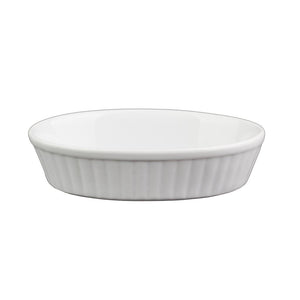 Oval Baking Dish, White, 5.75"