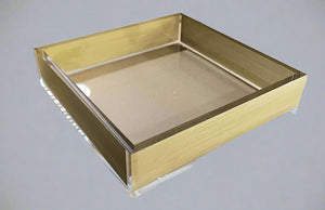 TD-FNHGMB-01 Flat Napkin Holder With Gold Accent