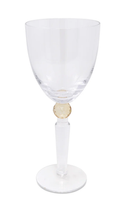 VWN4115 Wine Glasses with Amber Diamond