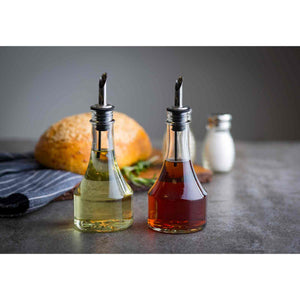 TableCraft H608416 8 Oz. Oil / Vinegar Bottle with S/S Pourer