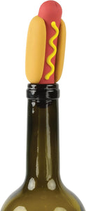 Fred WINE WIENER- Hot Dog Wine Bottle Stopper, Resuable Silicone Sealer