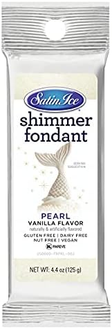 Pearl Shimmer Vanilla Fondant - 4.4oz - Packet