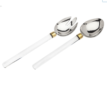 Load image into Gallery viewer, 59650 Acrylic Handle Salad Servers
