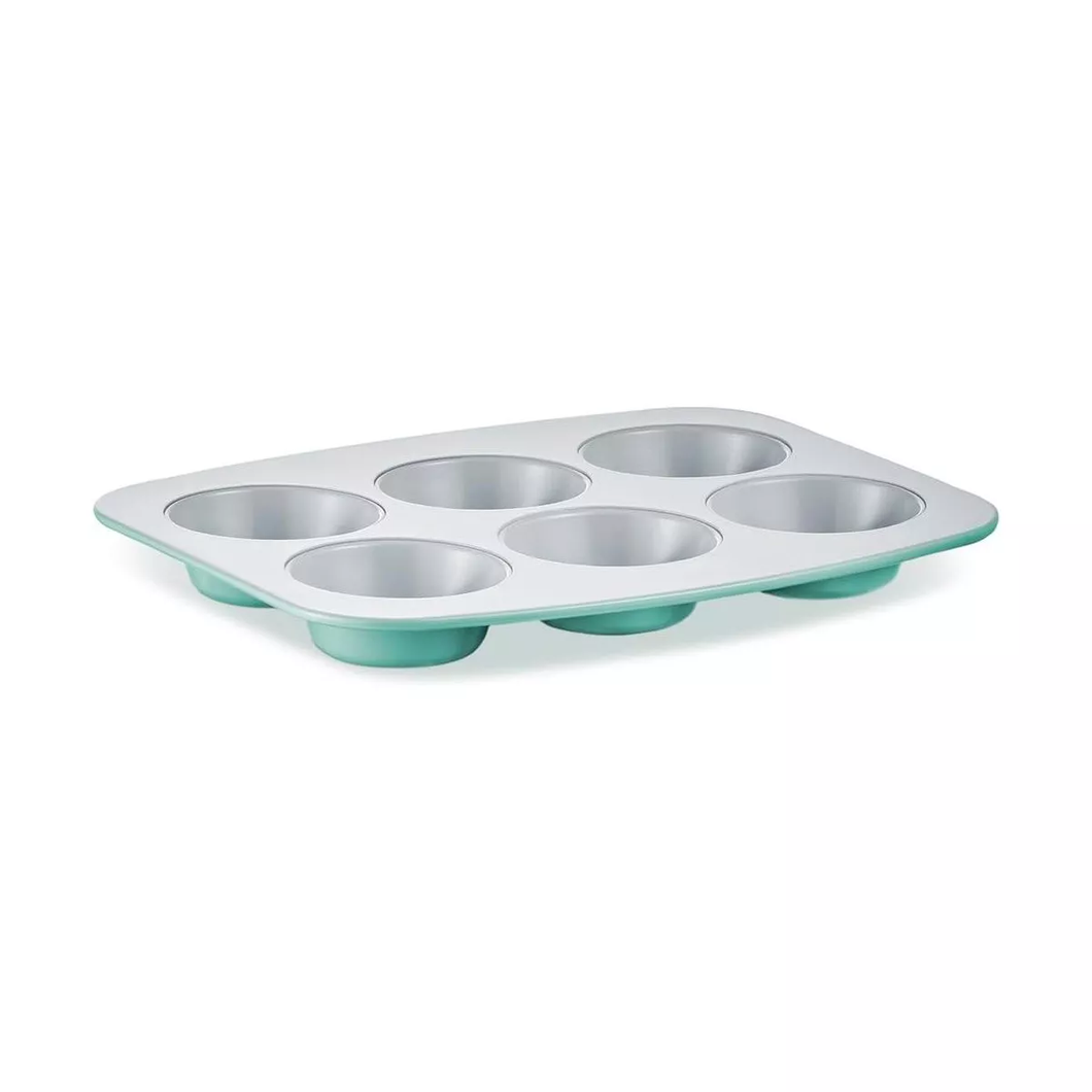 CREMA 6CUP MUFFIN PAN - GREEN