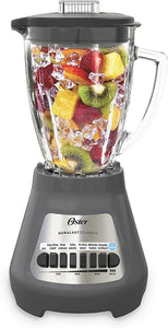 Oster Classic Series 8-Speed Blender with 48 Oz. 6-Cup Glass Jar in Gray