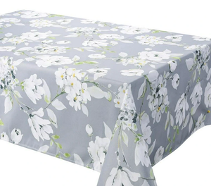 Dahlia Grey Tablecloth