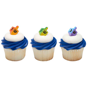 6ct Dreidel Sugar Decos