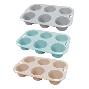 CREMA 6CUP MUFFIN PAN - BLUE