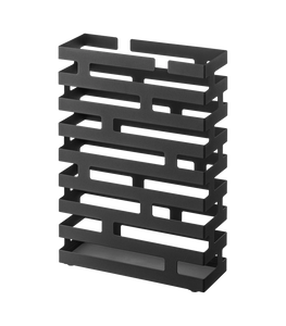 2361 Brick Umbrella Stand - Steel - Rectangle Black