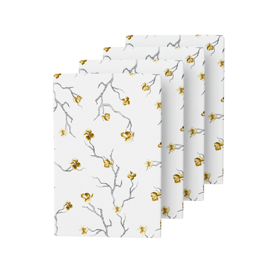 NGB01 Golden Branch Napkins (4-Pack)