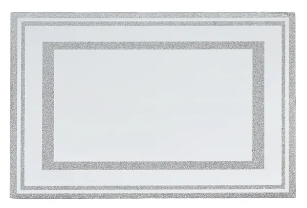 18004 Mirror Tray With Broken Stones 14.5x10.6