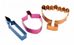 Colored Cookie Cutters - Chanukah Set  3pc.