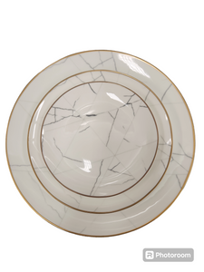 TAJ Designs Lightning Marble Dinnerware Service