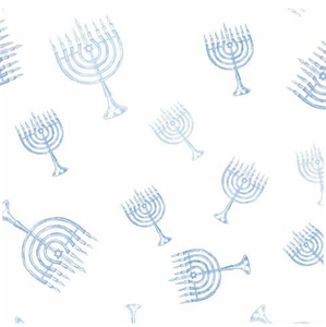 Freestyle Watercolor Menorahs - Charger