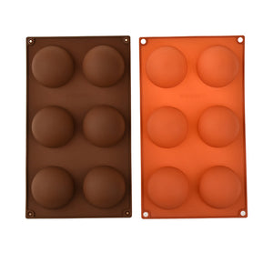 Silicone 6 Cocoa Bomb Mold