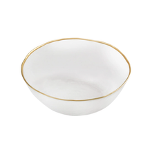 Load image into Gallery viewer, CDB2555 Clear Bowl with Gold Rim
