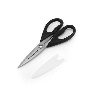 KA SHEARS WITH SOFT GRIP BLACK