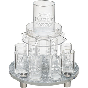 UK49301 Perspex Wine Divider 19.5*18 cm with 8 cups