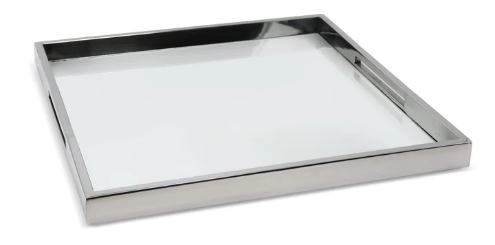 VMT4136 Square Silver Mirror Tray- 15.75