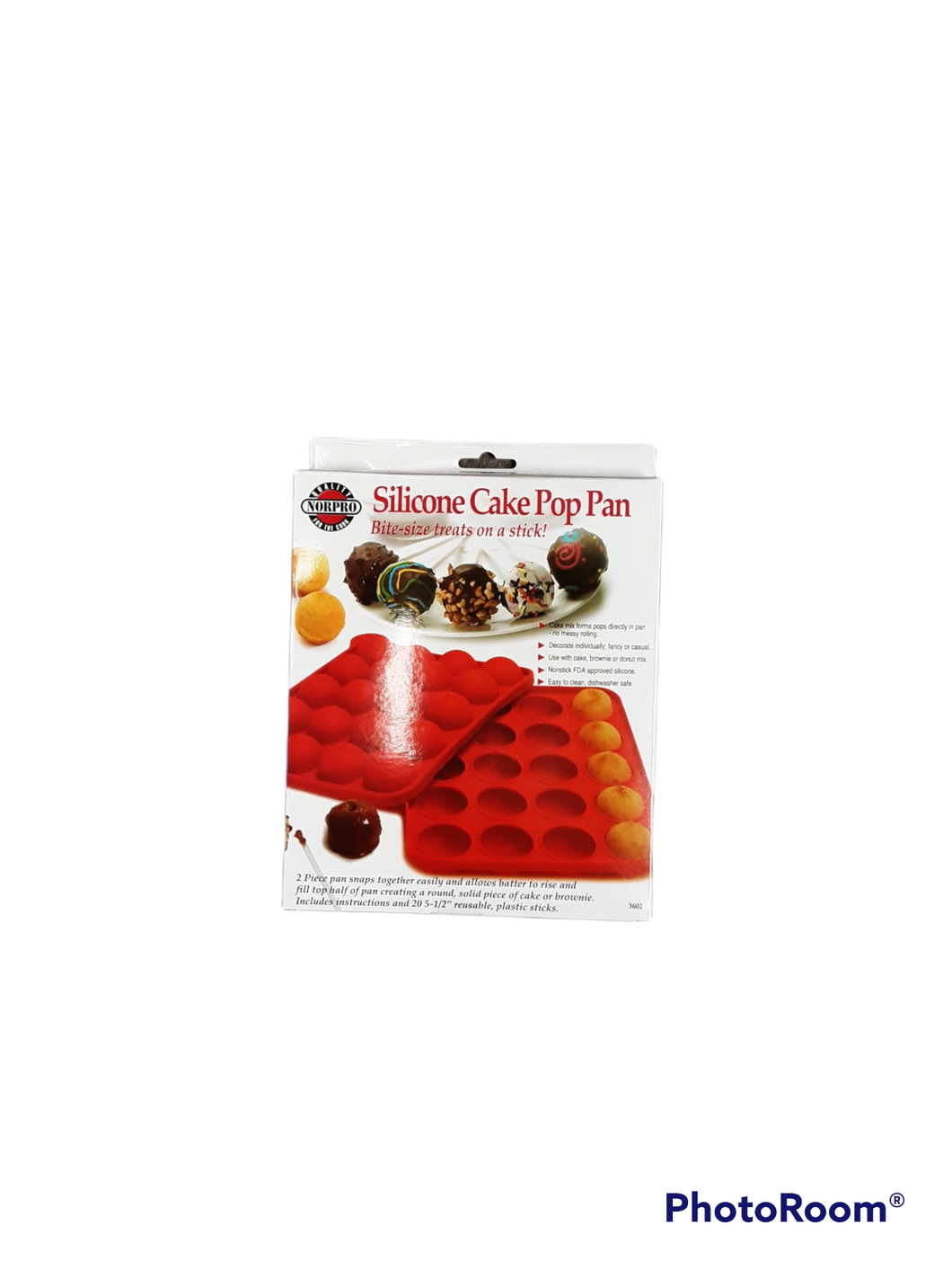 SILICONE CAKE POP PAN W/20STICKS