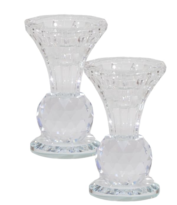 16285 Crystal Candlesticks