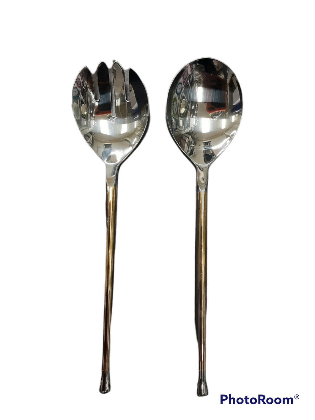 G100514 G/A Non Hammered Pateesh Salad Servers