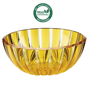 296903151 Dolcevita Xtra Large Bowl Amber, 4,52x11,81x11,81 in.