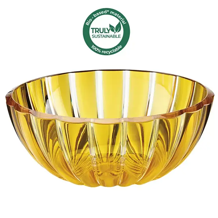 296903151 Dolcevita Xtra Large Bowl Amber, 4,52x11,81x11,81 in.