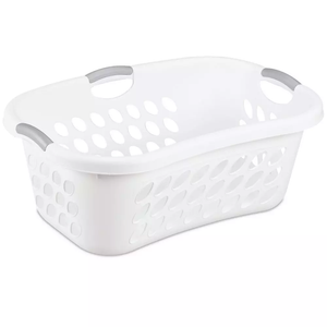 Plastic Laundry Basket Portable Washing Clothes Hamper Bin Ultra HipHold